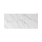 Aramis 160-200cm Gloss White Marble Ceramic Extending Dining Table