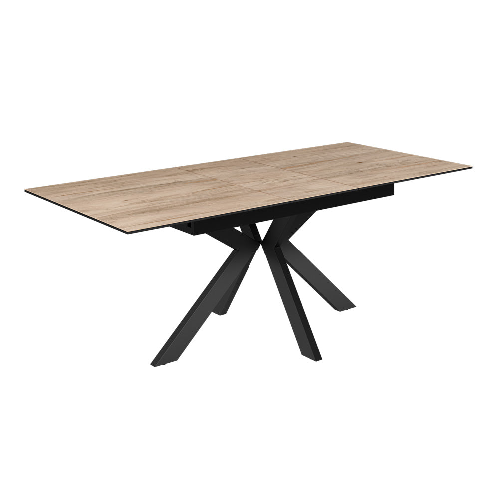 Aramis 160-200cm Wood Look Ceramic Extending Dining Table