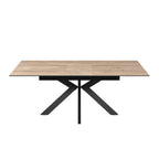 Aramis 160-200cm Wood Look Ceramic Extending Dining Table