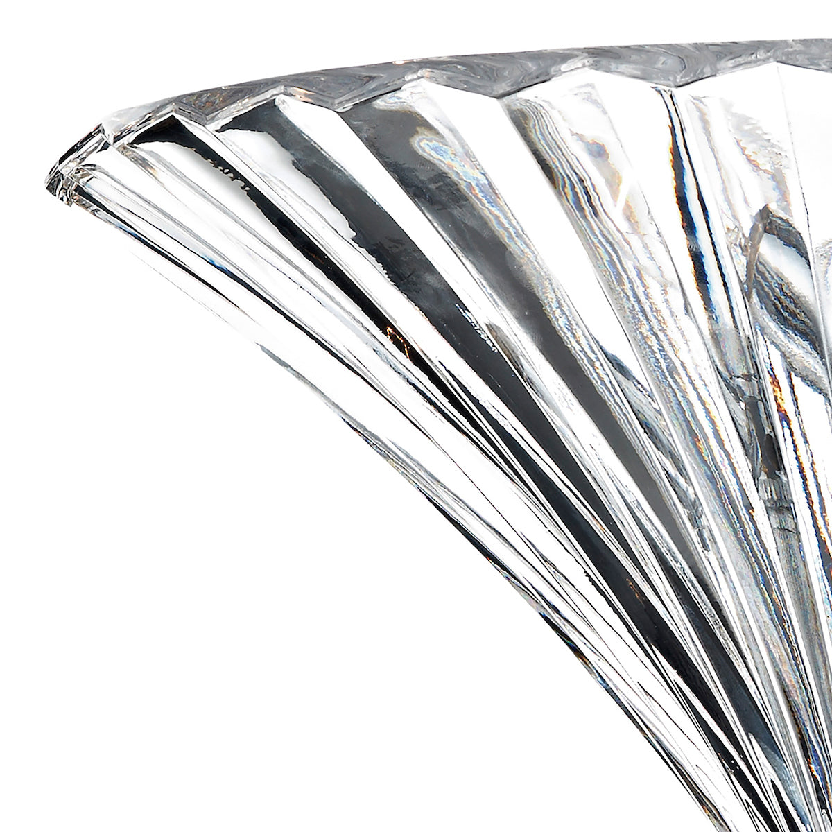 Ardeche 3 Light Flush Polished Chrome<br>Glass