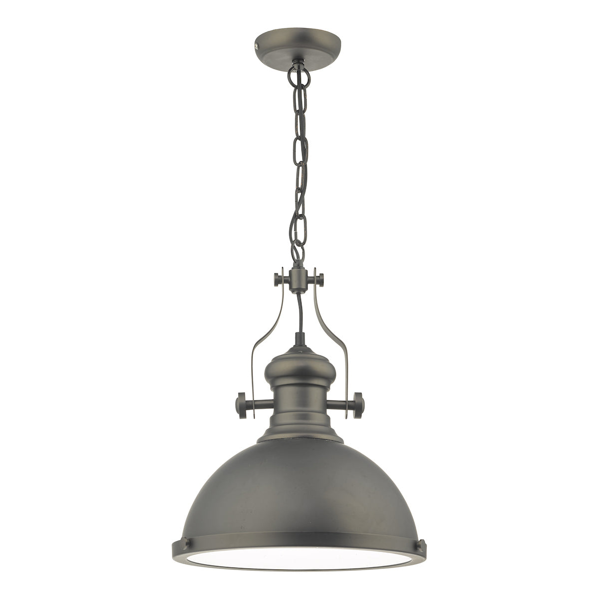 Arona Pendant Antique Pewter & Glass<br>Antique Pewter