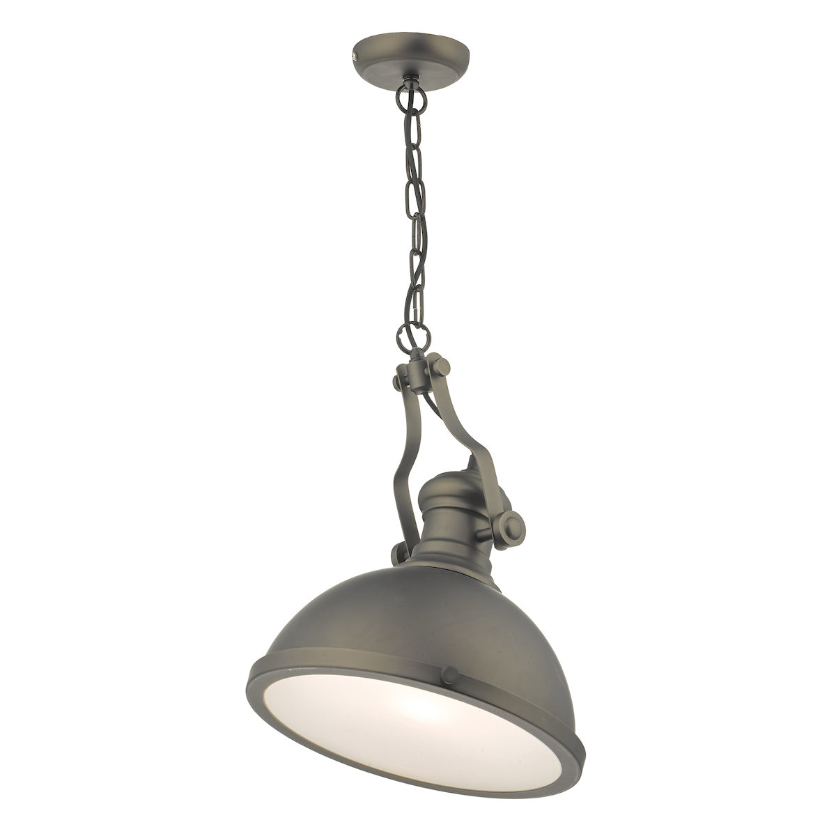 Arona Pendant Antique Pewter & Glass<br>Antique Pewter