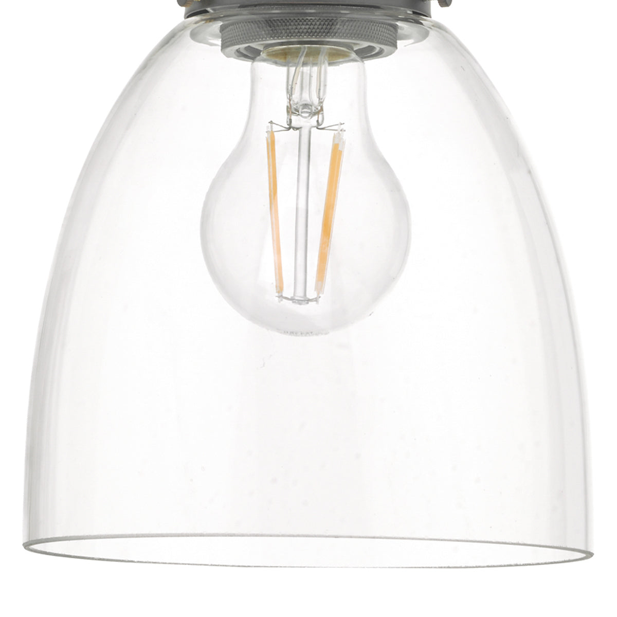 Arvin Pendant Antique Chrome & Glass<br>Antique Chrome