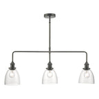 Arvin 3 Light Bar Pendant Antique Chrome & Glass<br>Antique Chrome