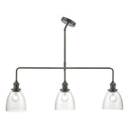 Arvin 3 Light Bar Pendant Antique Chrome & Glass<br>Antique Chrome