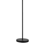Ashworth 3 Light Floor Lamp Matt Black & Polished Chrome<br>Matt Black