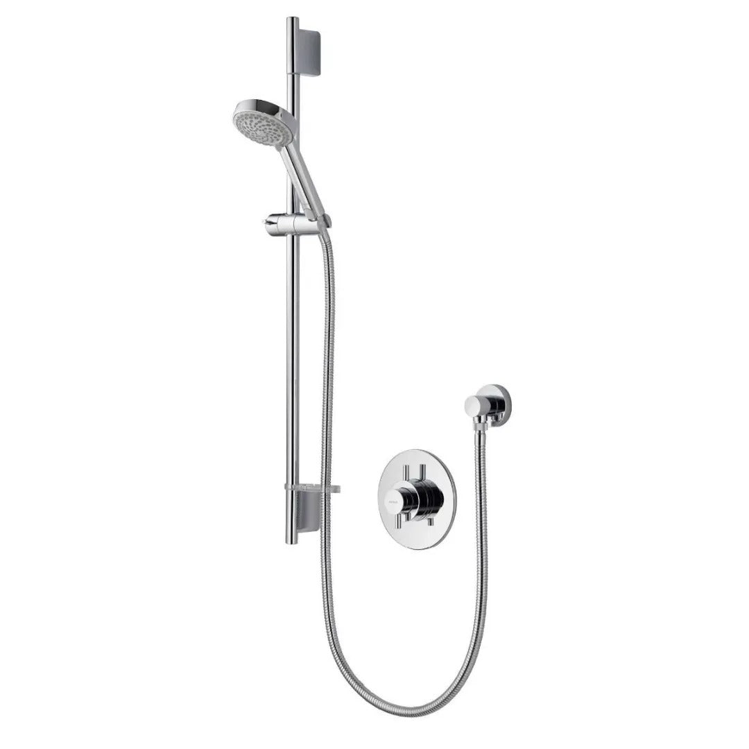 Aqualisa Aspire Concealed Shower Mixer With Adjustable Head - Chrome