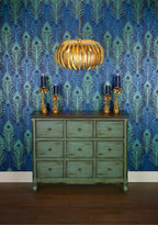 Atticus 5 Light Pendant Gold<br>Gold Leaf