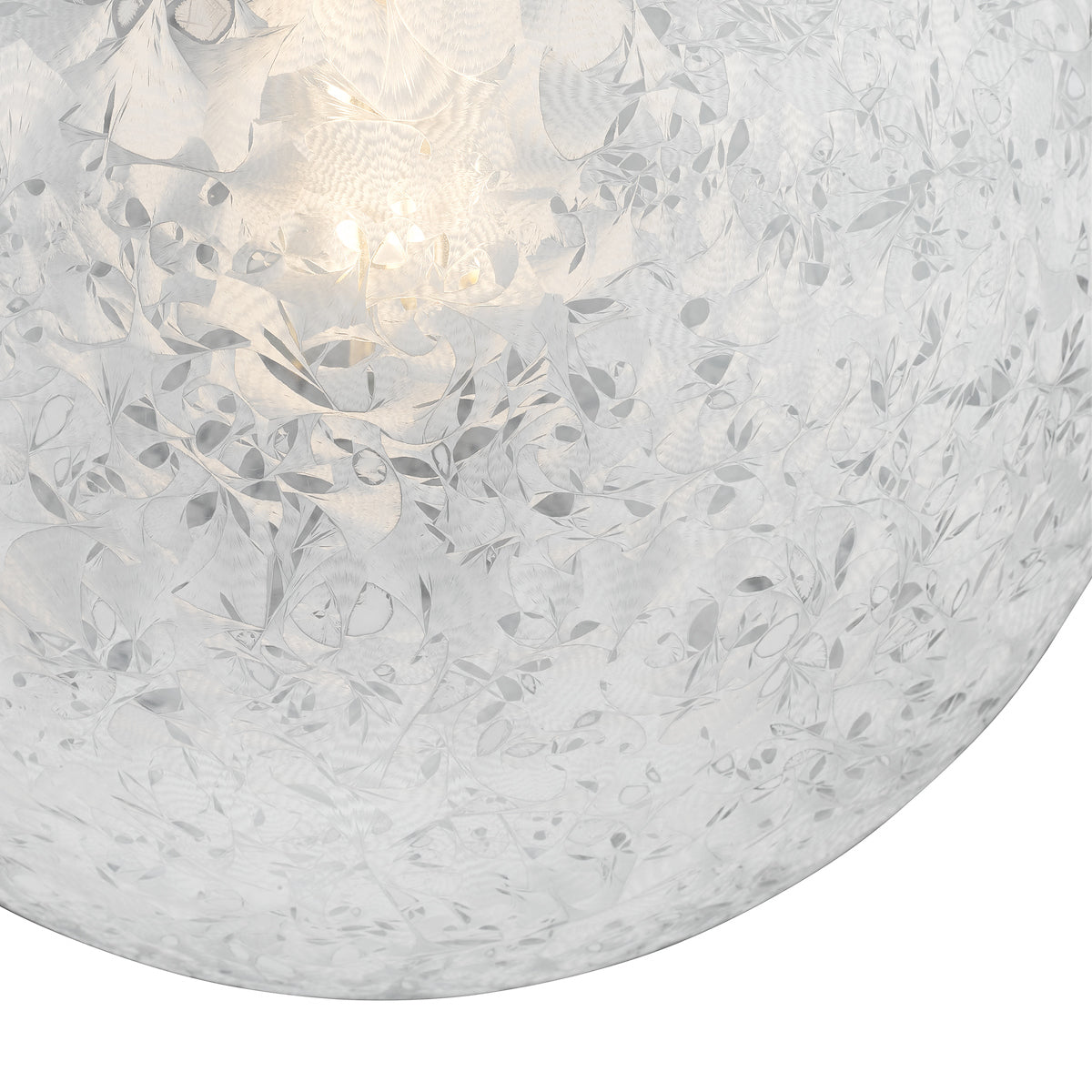 Avari Pendant Satin Nickel Frosted Glass<br>Satin Nickel
