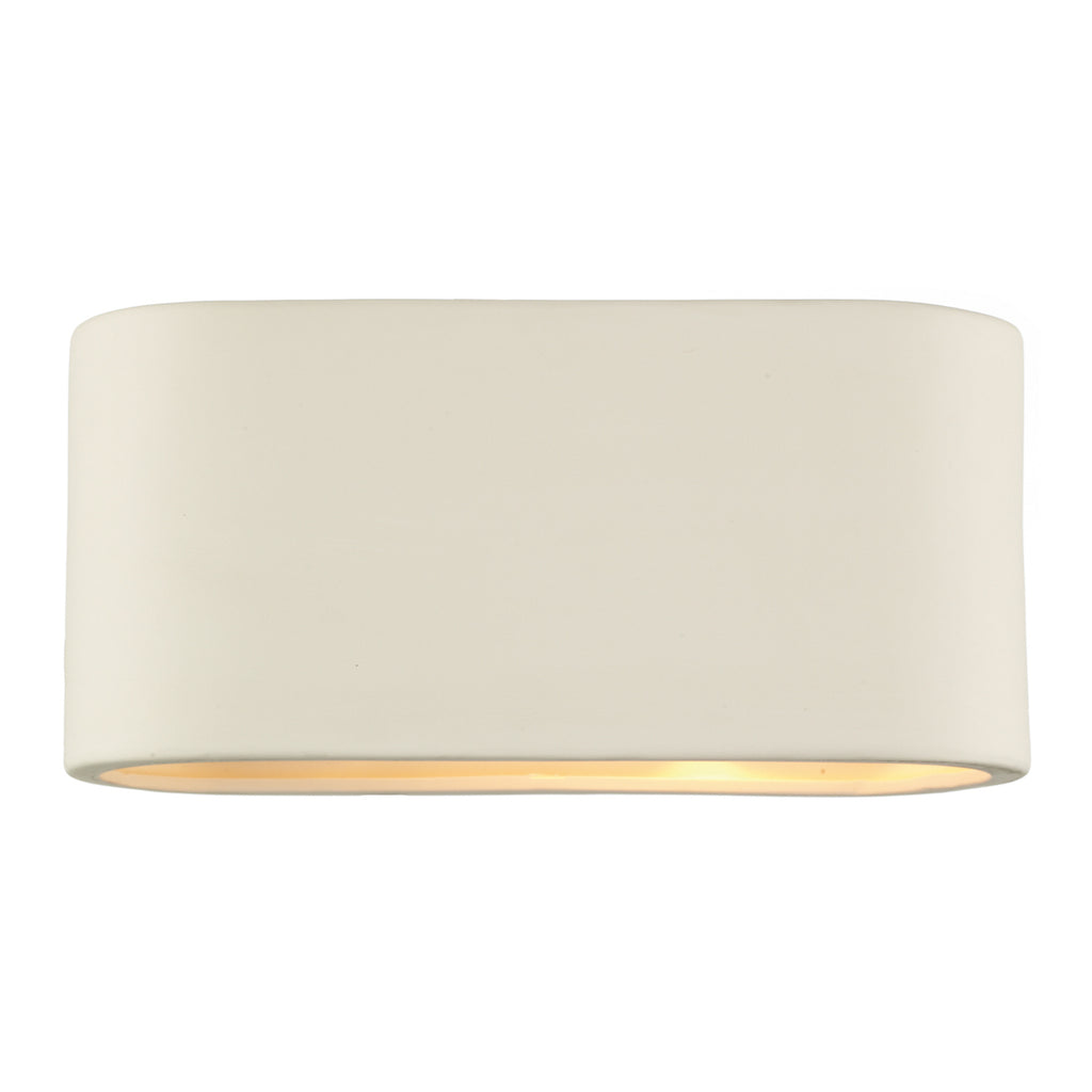 Axton Ceramic Wall Light Large<br>White Ceramic