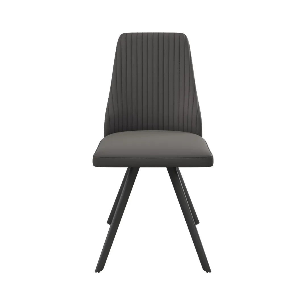 Azzaro Dining Chair Dark Grey - Pair