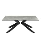 Azzaro Matte Grey Ceramic Coffee Table