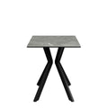 Azzaro Matte Grey Ceramic Side Table