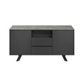 Azzaro Matte Grey Ceramic Sideboard