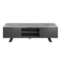Azzaro Matte Grey Ceramic TV Unit