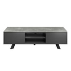 Azzaro Matte Grey Ceramic TV Unit