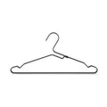 Brabantia Aluminium Clothes Hanger Set Of 4 Black
