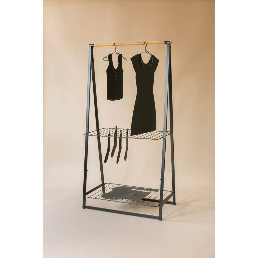 Brabantia Aluminium Clothes Hanger Set Of 4 Black