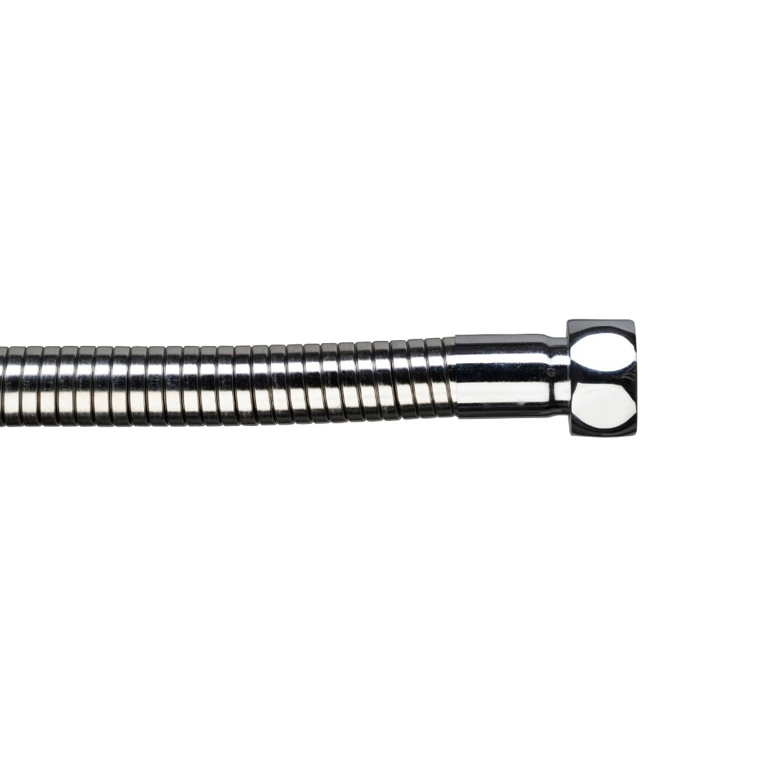 Croydex 1.5 - 2M Stretch Reinforced Shower Hose - Chrome