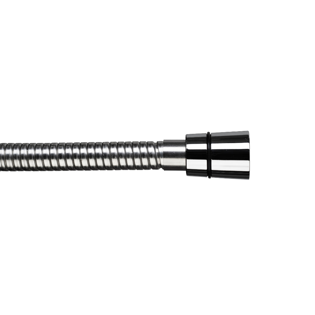 Croydex 1.5-2m Stretch Reinforced Shower Hose - Stainless Steel