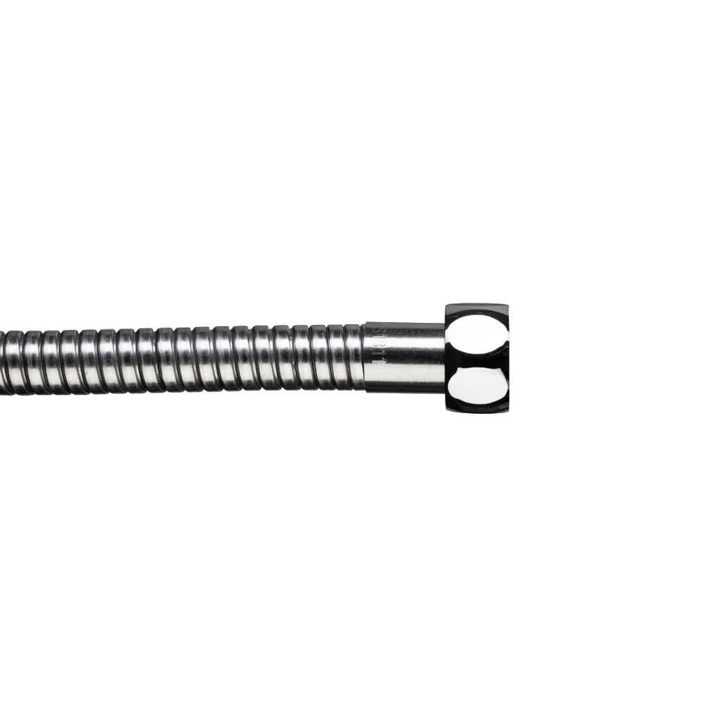 Croydex 1.5-2m Stretch Reinforced Shower Hose - Stainless Steel