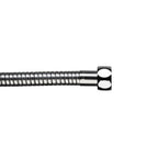 Croydex 1.5-2m Stretch Reinforced Shower Hose - Stainless Steel