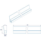 Croydex Rigid Seal Kit - Clear