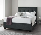 Waterford Ottoman in Slate Grey - Double 4'6