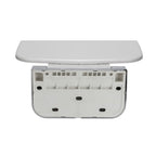 Croydex Wall Mounted Shower Seat - White & Chrome