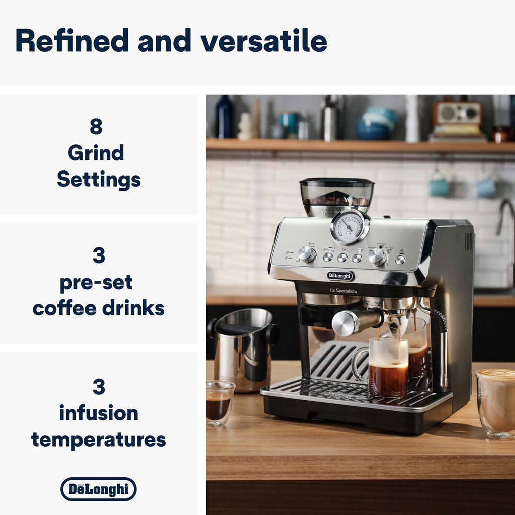 Delonghi La Specialista Arte EC9155.MB Bean to Cup Coffee Machine - Stainless Steel / Black