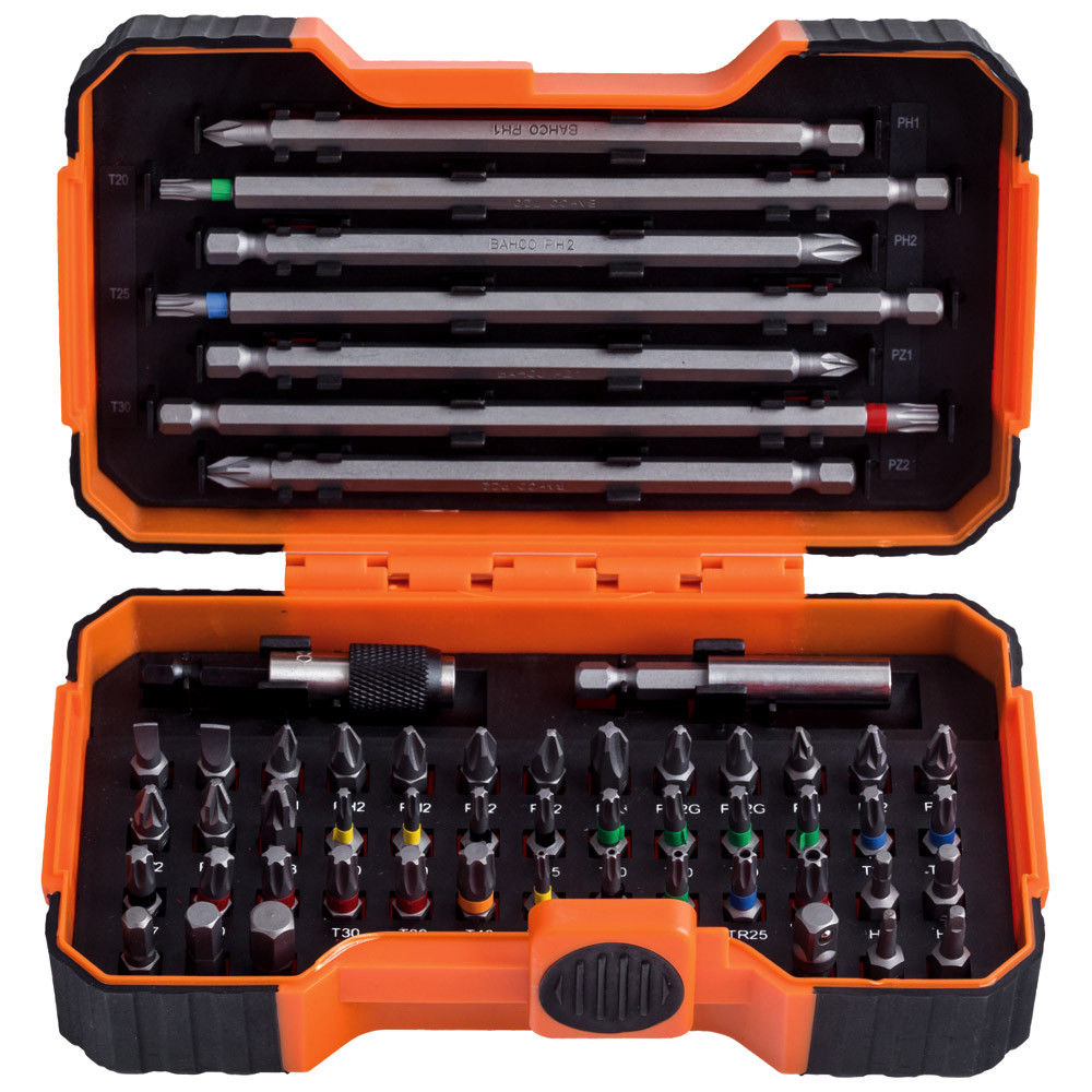 Bahco 54 Piece Colour Coded Bit Set