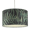 Bamboo Green Leaf Print Velvet Easy Fit Shade Large<br>Green