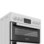 Blomberg HKRN651W 60cm Double Oven Electric Cooker with Vitroceramic Hob - White