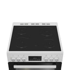 Blomberg HKRN651W 60cm Double Oven Electric Cooker with Vitroceramic Hob - White
