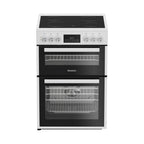 Blomberg HKRN651W 60cm Double Oven Electric Cooker with Vitroceramic Hob - White