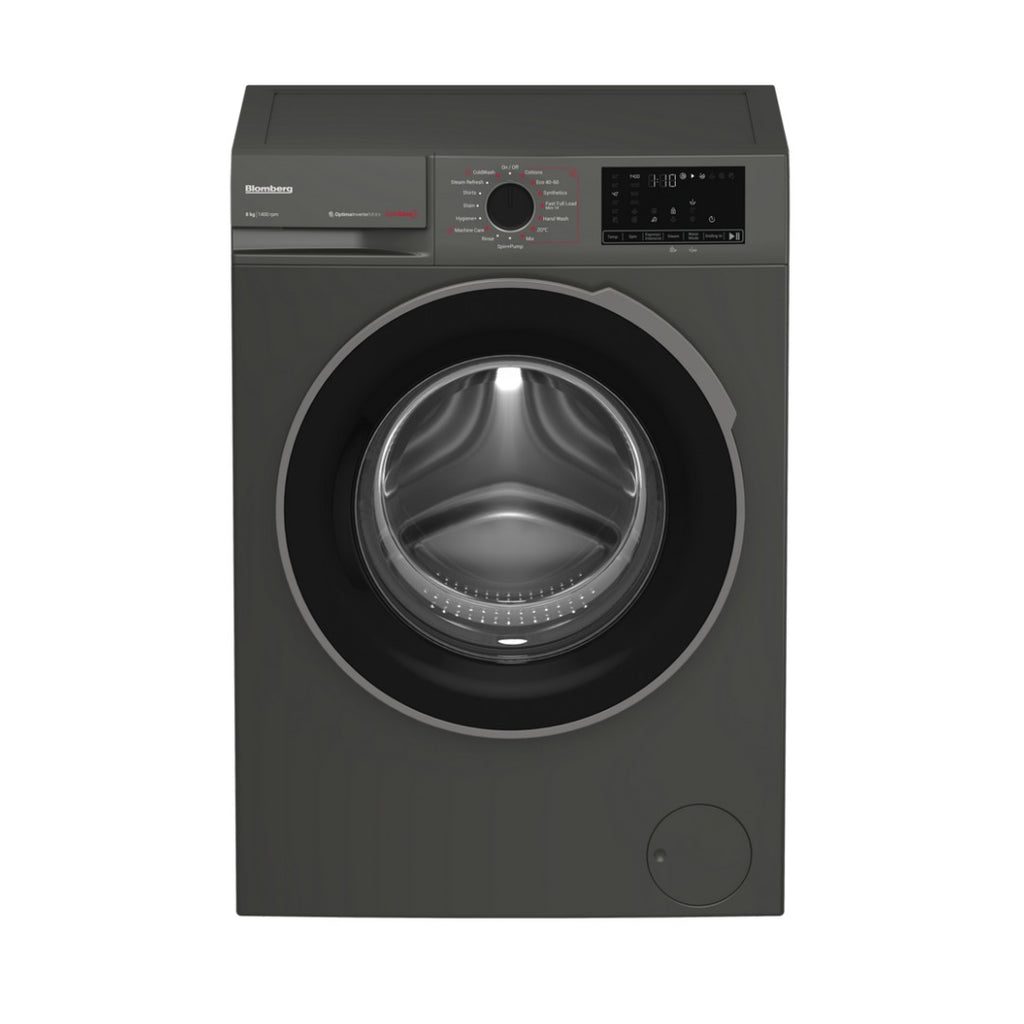 Blomberg LWA18461G 8kg 1400 Spin Washing Machine - Graphite