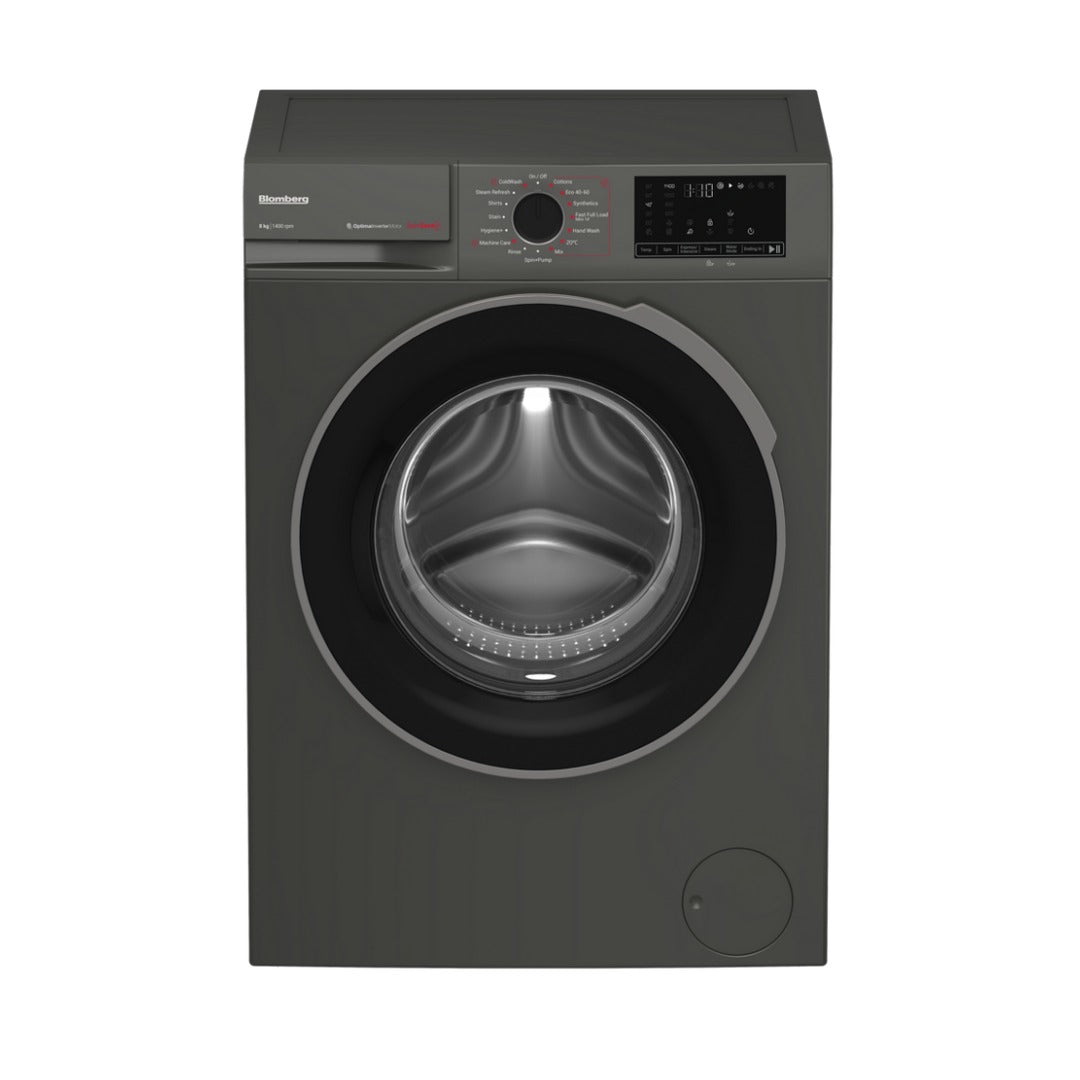 Blomberg LWA18461G 8kg 1400 Spin Washing Machine - Graphite