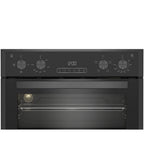 Blomberg RODN9202DX 59.4cm Built In Electric Double Oven - Dark Steel