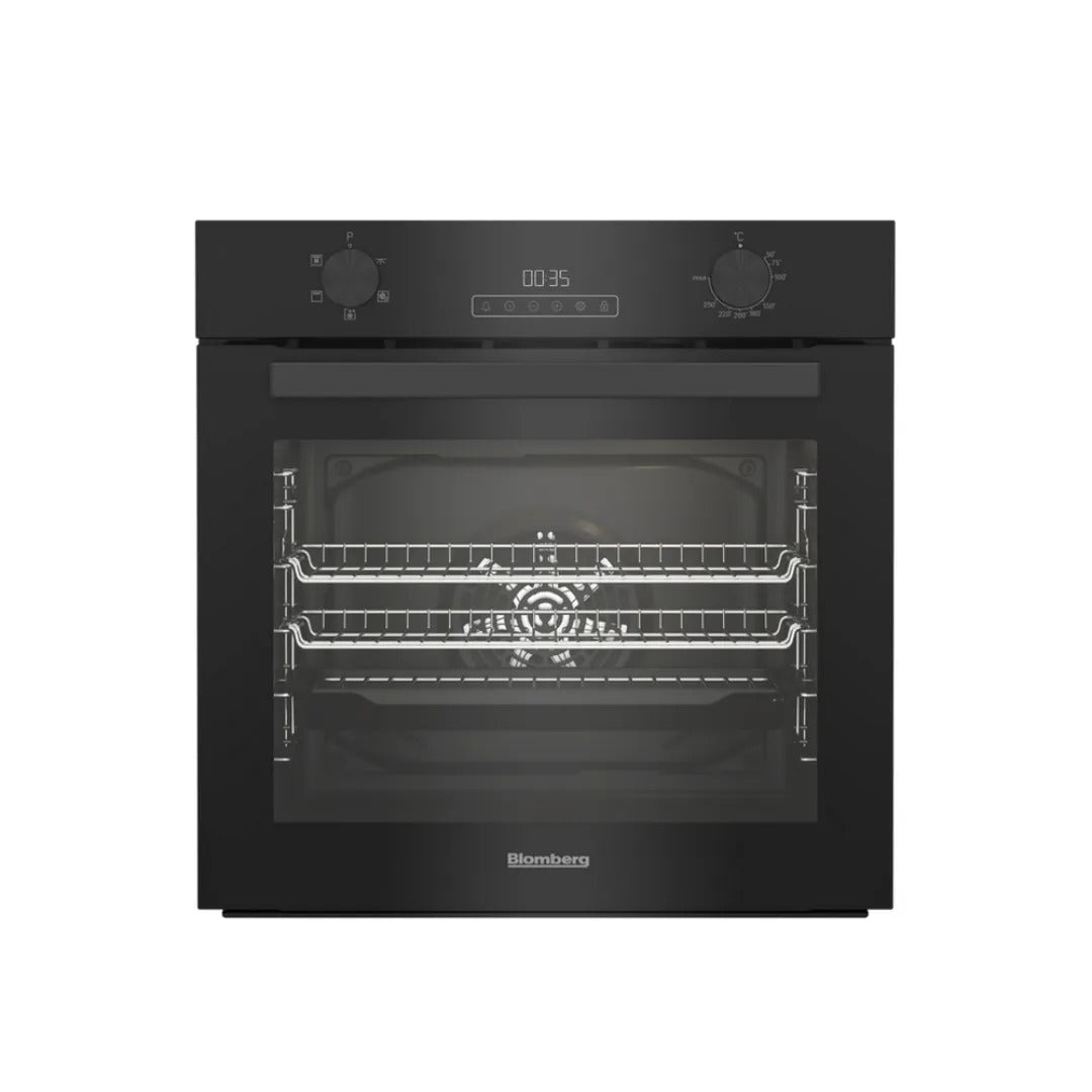 Blomberg ROEN8201B 59.4cm Built In Single AeroChef Oven - Black
