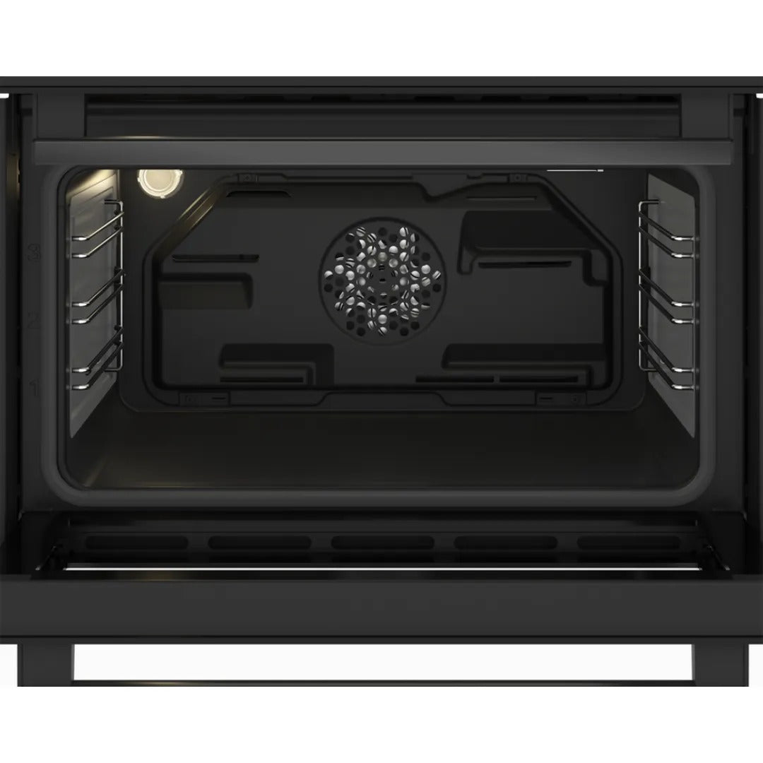 Blomberg ROTN9202DX 59.4cm Built-Under Electric Double Oven - Dark Steel