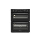 Blomberg ROTN9202DX 59.4cm Built-Under Electric Double Oven - Dark Steel