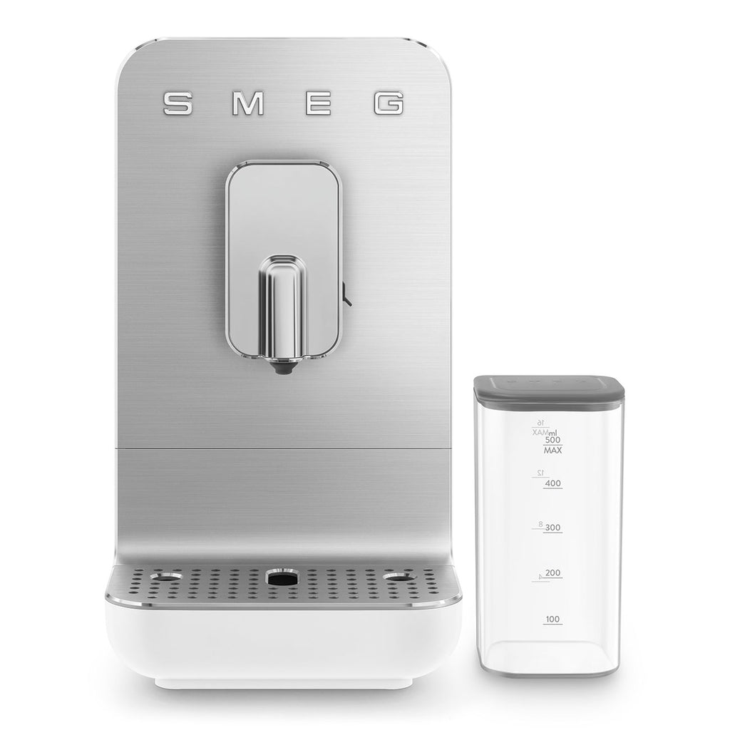 Smeg BCC13WHMUK White Bean To Cup Coffee Machine with Integrated Milk System