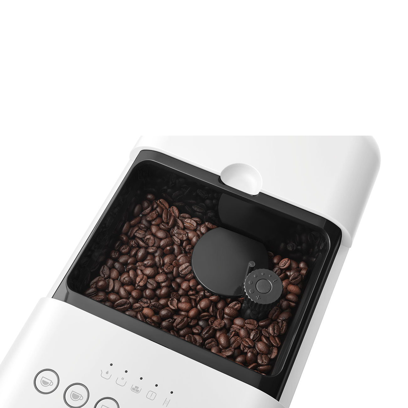 Smeg BCC13WHMUK White Bean To Cup Coffee Machine with Integrated Milk System