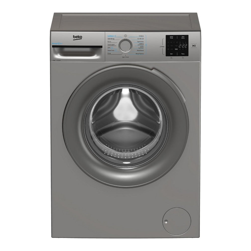 Beko BMN3WT3841S 8kg 1400 Spin Washing Machine - Silver