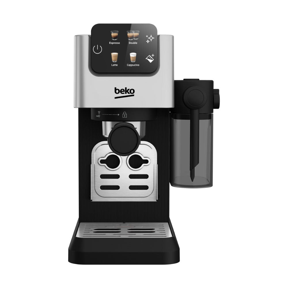 Beko CEP5304X CaffeExperto Manual Espresso Coffee Machine with Steam Wand - Black