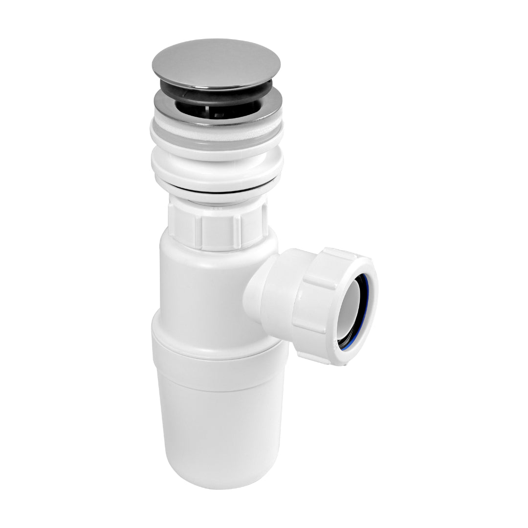 McAlpine All in One Fast Fix Basin Clicker Waste with Bottle Trap