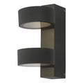 Bohdan Outdoor 2 Light Wall Light Matt Grey IP65 LED<br>Matt Grey