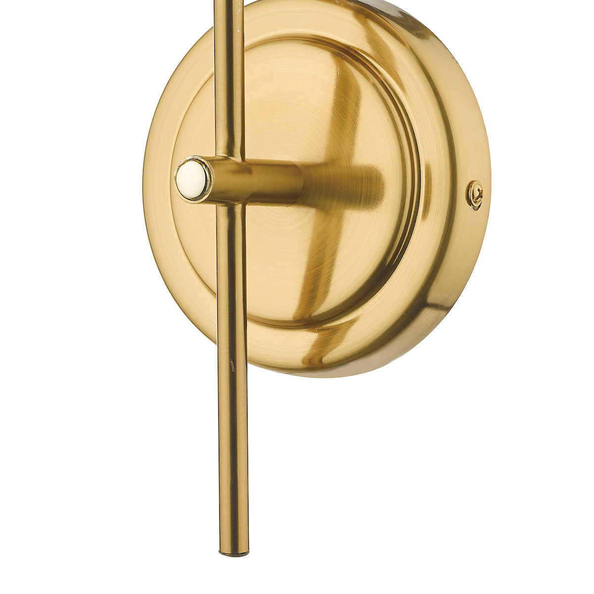 Bombazine Wall Light Natural Brass Opal Glass<br>Natural Solid Brass