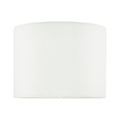 Boris White Cotton Drum Shade 20cm<br>White