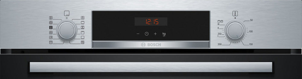 Bosch HQA534BS3B 59.4cm Built In Electric Single Oven - Stainless Steel